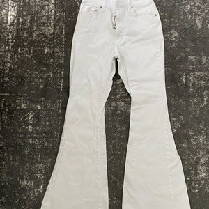 White Lee Flare Jeans